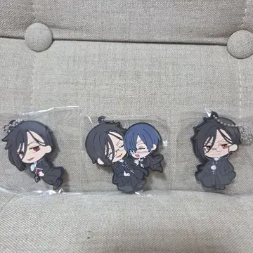 흑집사 기숙학교편 가챠가챠 세바스찬 시엘 러버 키링