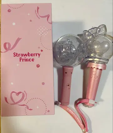 스토푸리 응원봉 딸기 리본