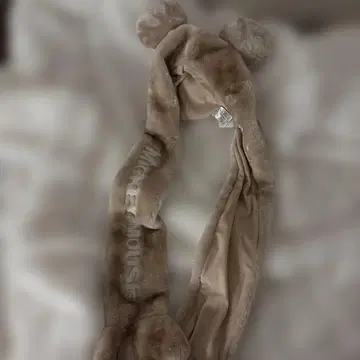미키마우스 귀달린 퍼 캡