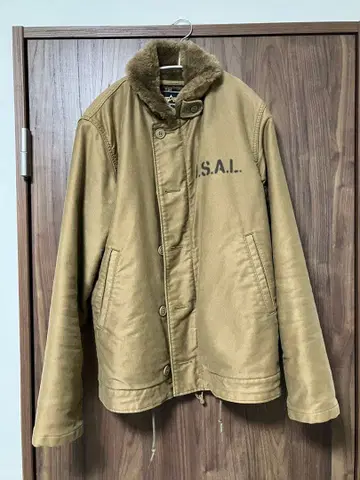 ALPHA INDUSTRIES 덱 자켓 M 베이지