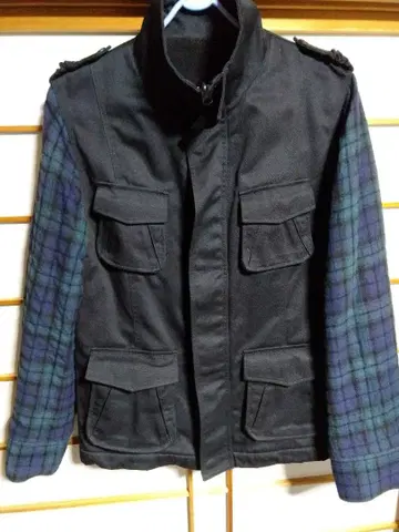 Project SRES 체크 무늬 소매 자켓