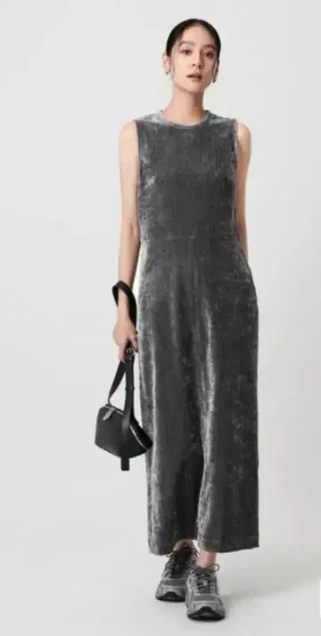 뷰티&유스 유나이티드 애로우즈 폴리에스테르 블렌드 몰 원피스