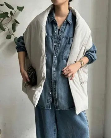 DouDou [WEB 한정판] 스톨라이크 퍼버 다운 베스트