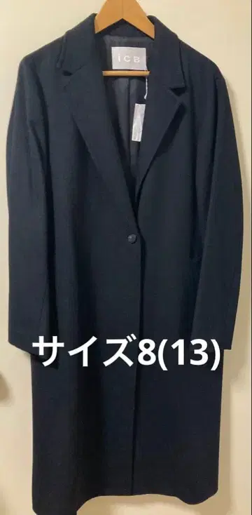 ICB 블랙 체스터 코트