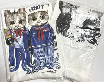 그라니프 히구치 유코 기묘한 이야기 콜라보 T셔츠 2장 세트