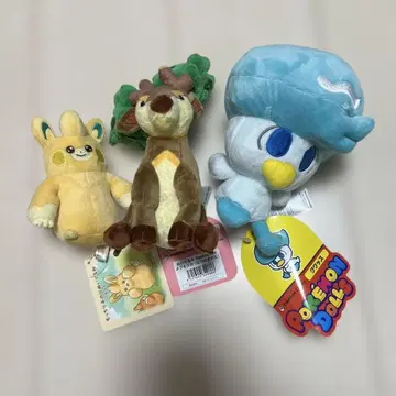 포켓몬 봉제 인형 3개