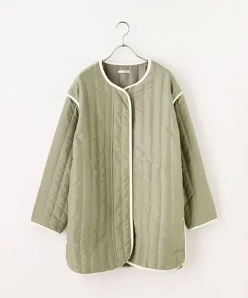 Honeys GLACIER 세로 퀼트 파이핑 블루종