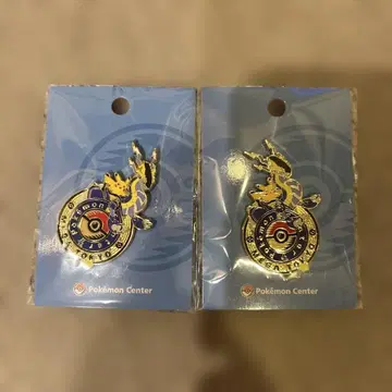 포켓몬 센터 메가 도쿄 로고 핀즈 미개봉 2개 세트
