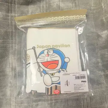 오사카 간사이 박람회 일본관 도라에몽 페이스 타월(Pavilion)