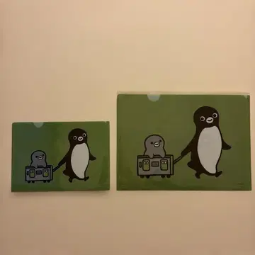 기차가 옵니다 Suica 펭귄 클리어 파일 A4 & A5