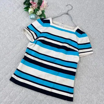 해롯 나이츠브릿지 [M] 코튼 100% 큐프라 100% 보더 반팔