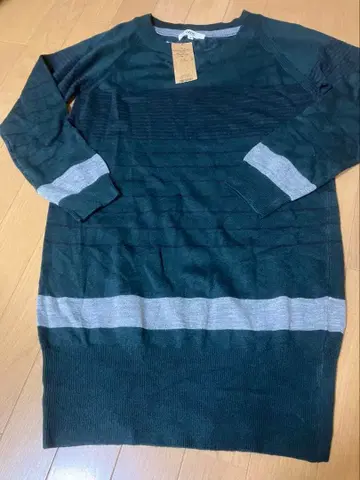 새상품 여성용 M 스웨터 니트 튜닉 월드