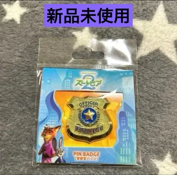 주토피아2 경찰관 배지 주디 핀 배지 핀즈 닉
