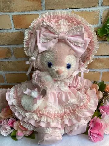 리나벨 S 핑크 원피스 6점 코스튬 귀가 보이는 보닛 스텔라루