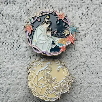 창란결 이터널 러브 메탈 배지 장형 초란화