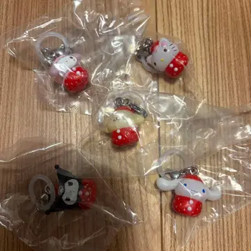 산리오 딸기 메지루시 액세서리 5종