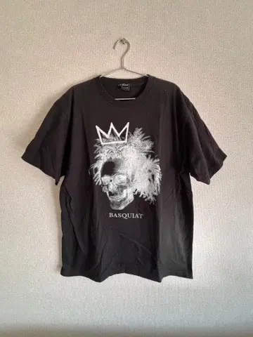 BIAS 바이어스 데드맨 바스키아 스컬 티셔츠 L