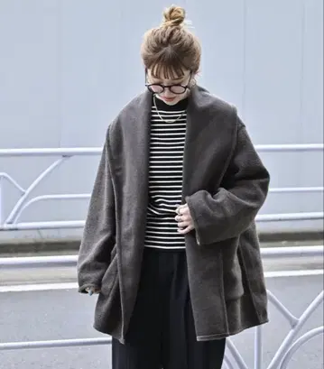 SIMPLICITE 라이너 포함 슬리버 롱 코트 IENA 니코앤드