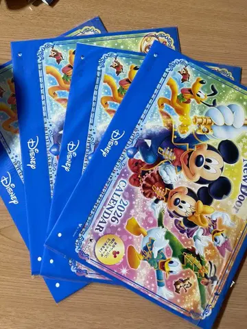 Disney 2026년 달력 4권 세트
