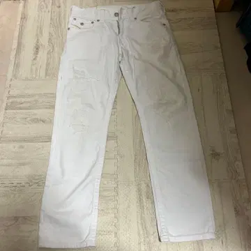 트루 릴리전 화이트 스트레이트 데님 31