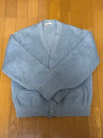 털이 긴 모헤어 가디건 Mohair glasgo 60s
