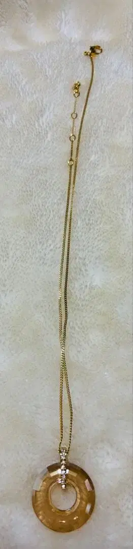 SWAROVSKI 골드 크리스탈 목걸이