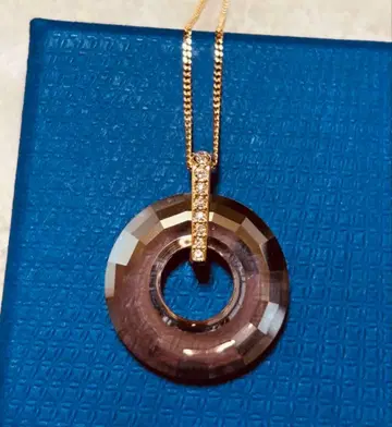 SWAROVSKI 골드 크리스탈 목걸이