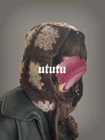 후드 스카프 그래니 스퀘어 소피 후드풍