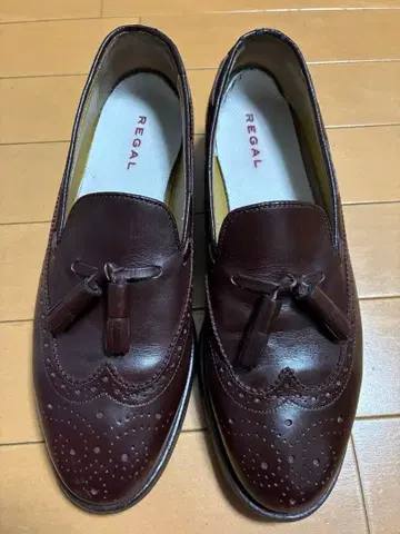 REGAL 다크 브라운 태슬 로퍼