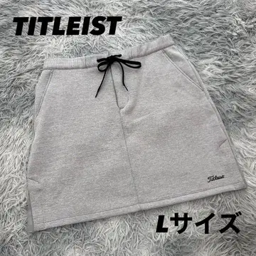 컨디션 최상 타이틀리스트 스커트 맨투맨 던롭 니트 그레이 L 사이즈