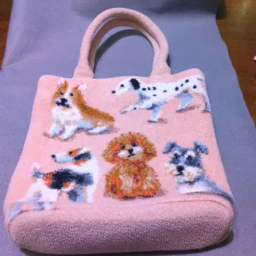 FEILER 강아지 토트백 핑크