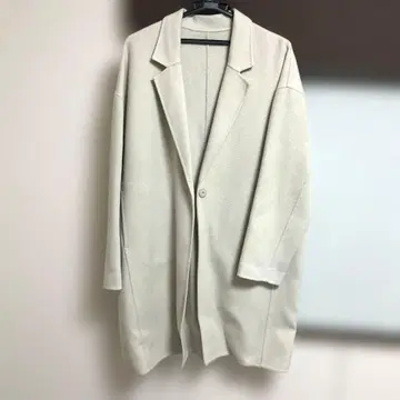 haruka 콜라보 코트 100% 울 더블 페이스 롱 코트