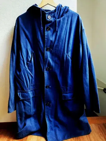 70년대 80년대 독일 모즈 코트 유로 빈티지 네이비