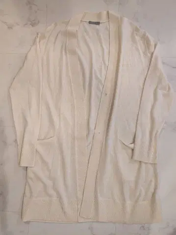 새상품급 띠어리 럭스 가디건 하이 게이지 얇은 소재 울 100 L