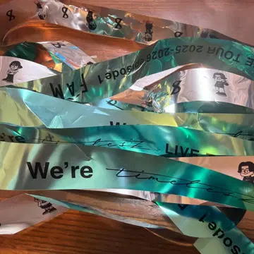 timelesz FAM 돔 투어 은색 테이프 풀 2개