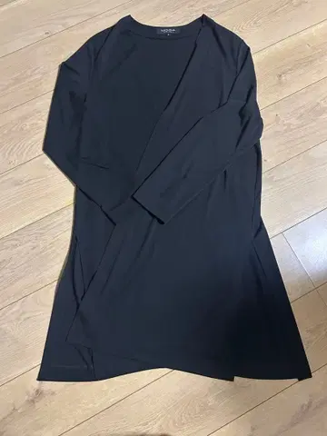 MOGA 블랙 긴팔 시어 아우터 F 사이즈