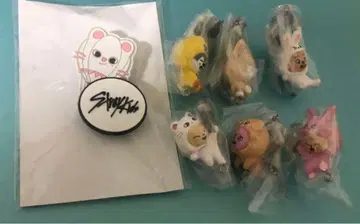 스키즈 집게로 집어 연결하는 마스코트 세트