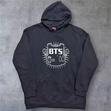 새상품급 BTS 비티에스 후드 맨투맨 블랙 XL