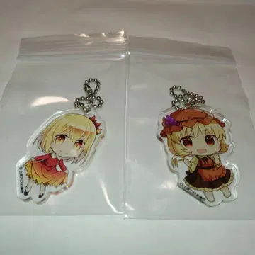 동방Project 아키 미노코 아키 시즈하 세트 아크릴 키링