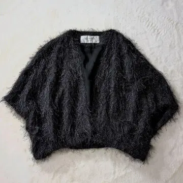 ADORE 아도어 샤기 니트 가디건 블랙 38