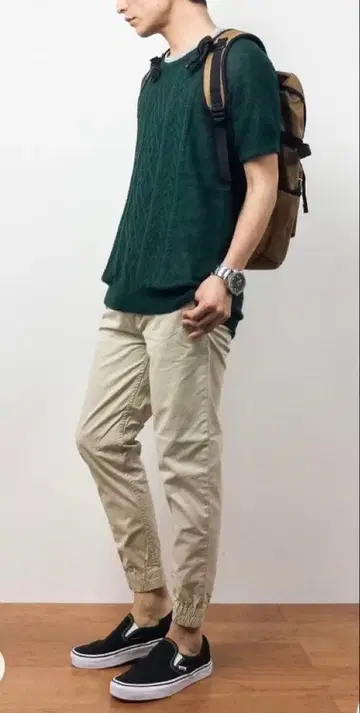 남성용 Dickies 이지 앵클 조거 팬츠 size34 BEIGE