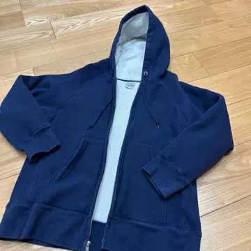 CAMBER 네이비 풀 집업 후드티 L