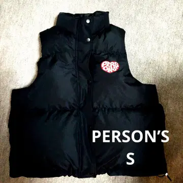 PERSON'S 집업 퍼프 베스트 S