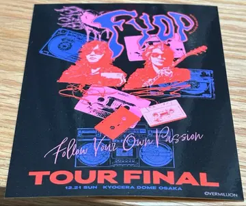 B'z FYOP TOUR FINAL 스티커 1장
