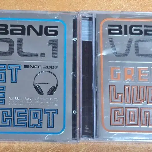 빅뱅 FIRST LIVE CONCERT Vol.1, 2 CD (미개봉)