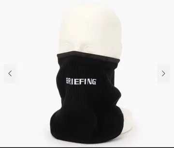 브리핑 니트 넥워머 블랙