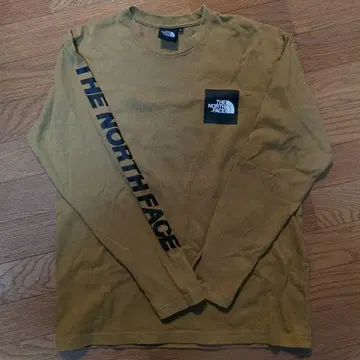 THE NORTH FACE 긴팔 티셔츠 S 카키