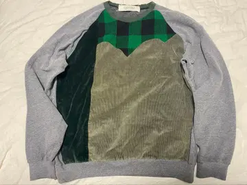 프랑스제 QBISM 트레이닝복 맨투맨 상의 이소재 그레이 쉽스