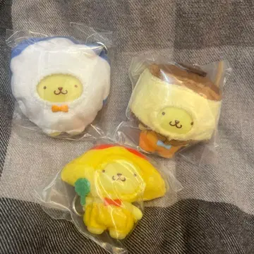 산리오 치비토모 폼폼푸딩 3종 세트