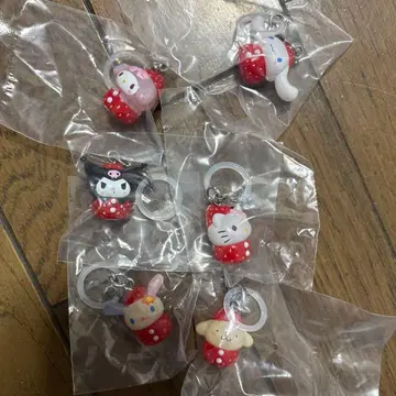 산리오 캐릭터즈 딸기 메지루시 액세서리 컴플리트 세트